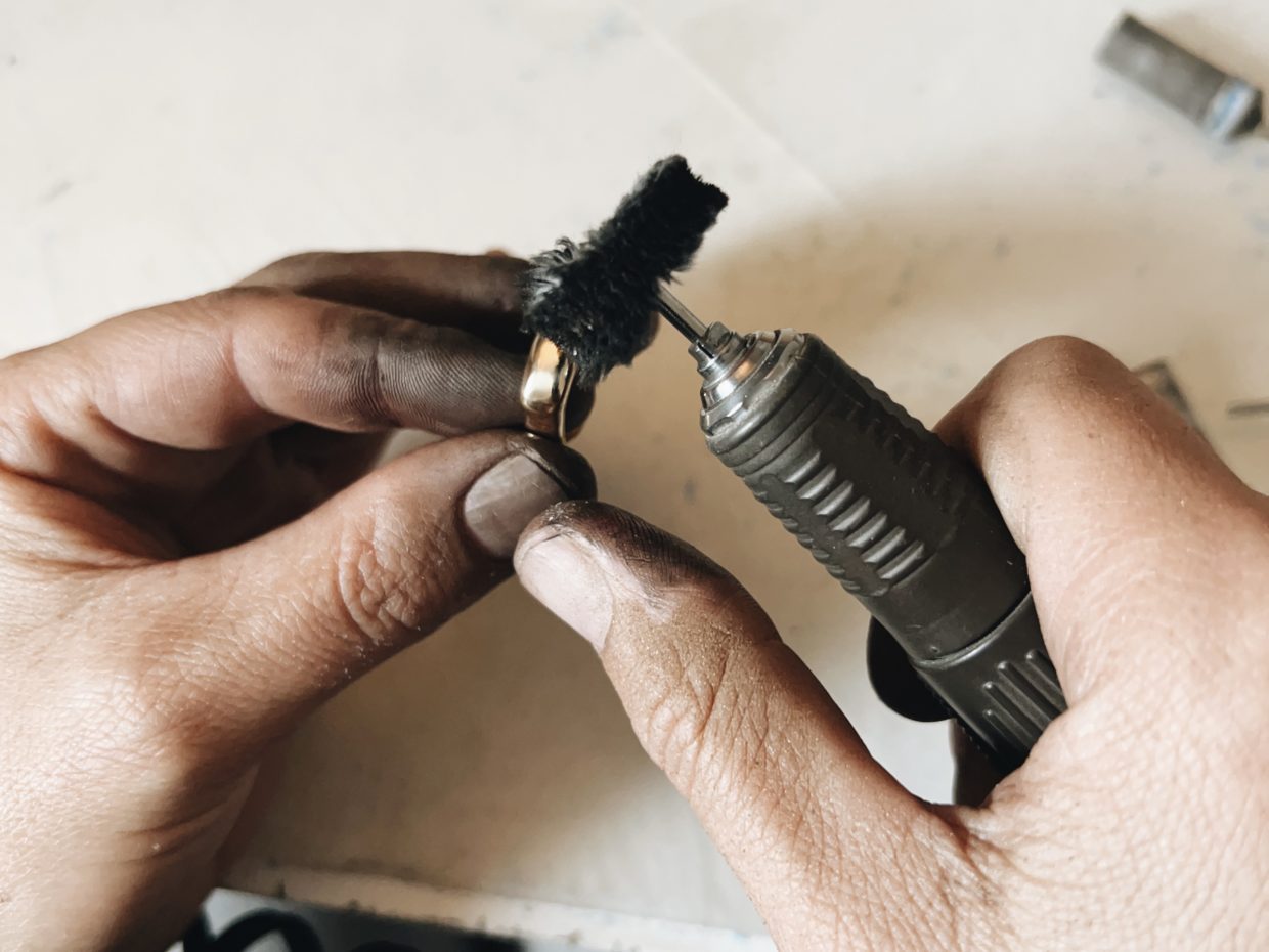 Silberring gestalten